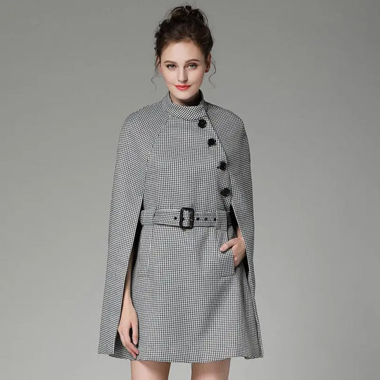 Coat Collar Cape Coat Coat Women Wool