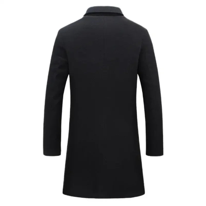 Coat Cashmere Long Topcoat Coat Men