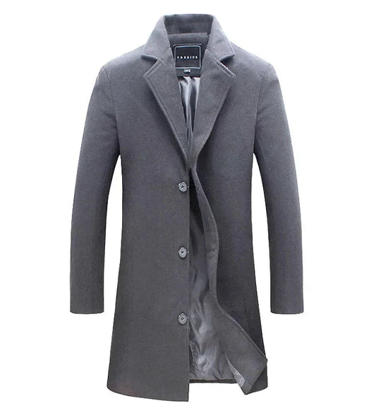 Coat Cashmere Long Topcoat Coat Men