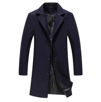 Coat Cashmere Long Topcoat Coat Men