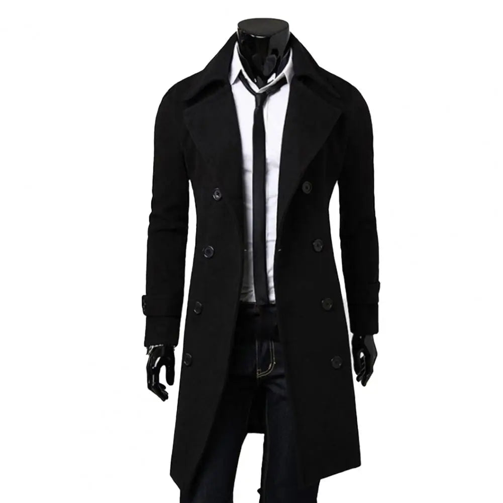 Coat Long Formal Trench Coat Coat Men