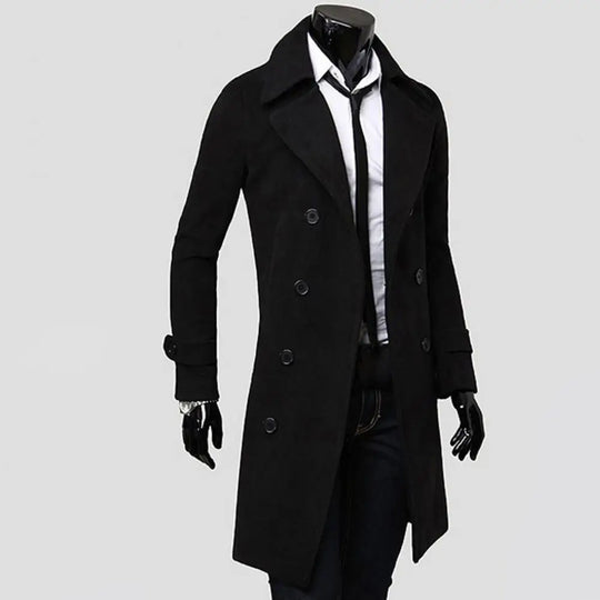 Coat Long Formal Trench Coat Coat Men