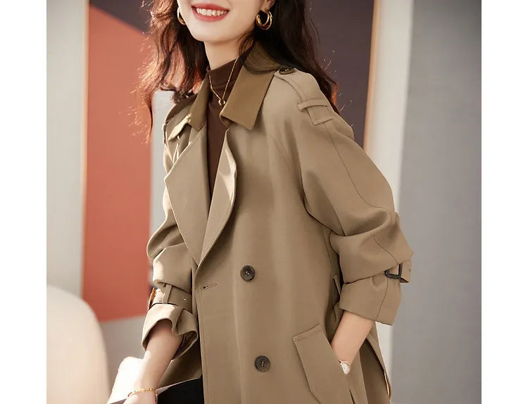 Coat Long Loose Trench Coat Coat Women