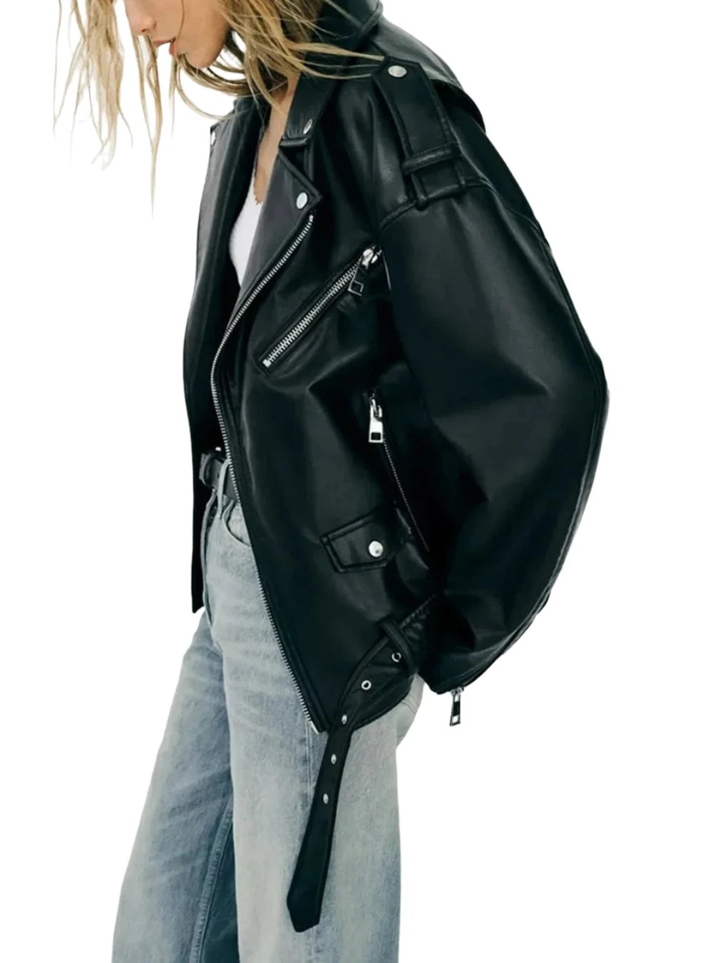 Jacket Loose Leather Jacket Jacket Women