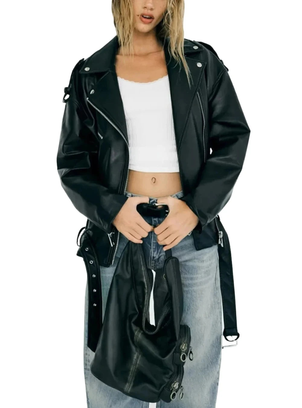 Jacket Loose Leather Jacket Jacket Women