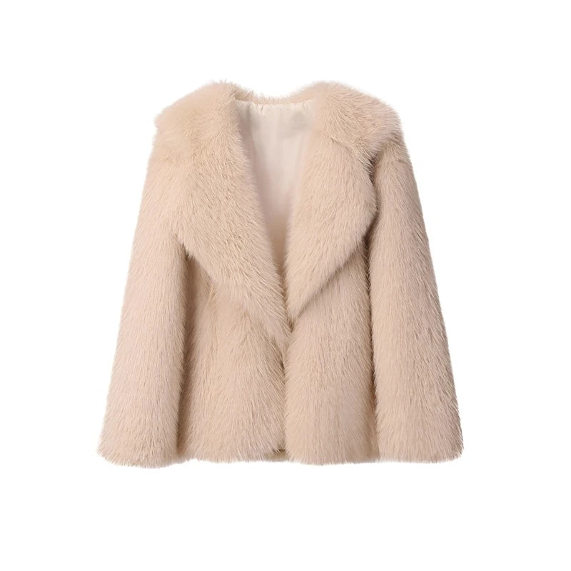 Coat Long Oversized Fur Coat Coat Women