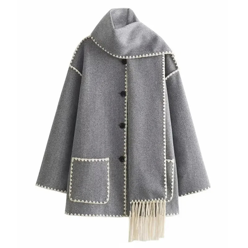 Coat Scarf Coat Coat Jacket Women