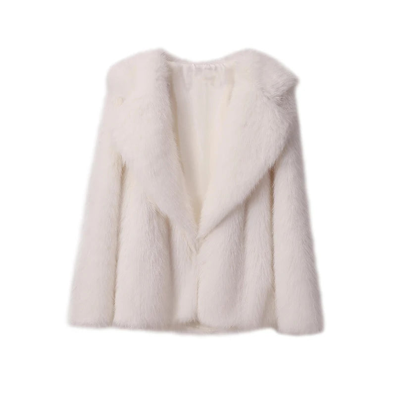 Coat Long Oversized Fur Coat Coat Women