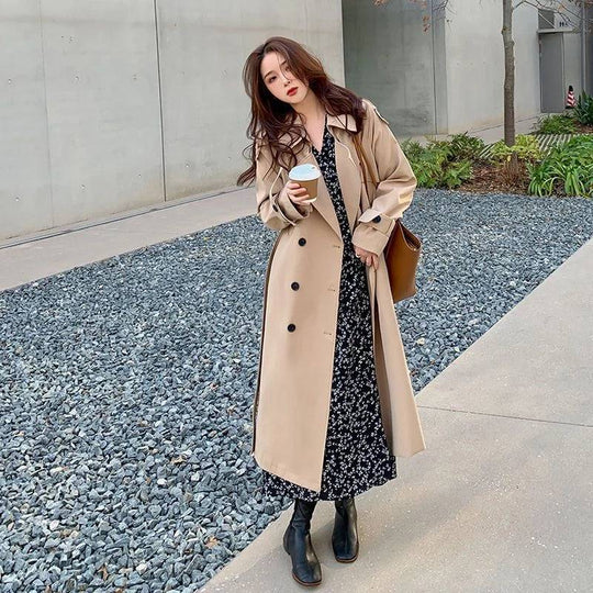 Coat Long Loose Trench Coat Coat Women