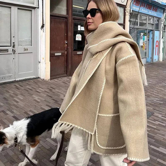 Coat Scarf Coat Coat Jacket Women