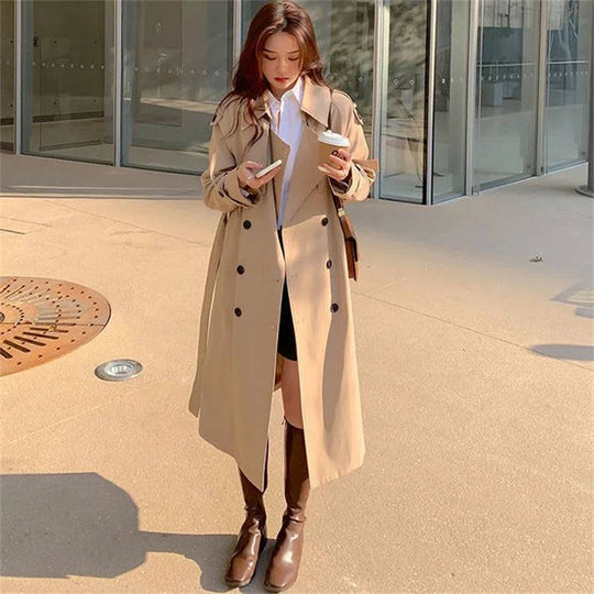 Coat Long Loose Trench Coat Coat Women