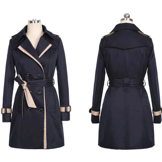 Coat Formal Slim Trench Coat Coat Women