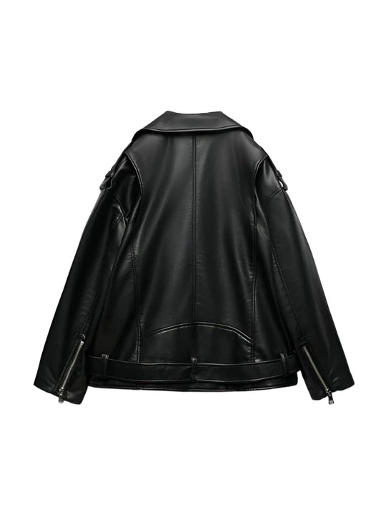 Jacket Loose Leather Jacket Jacket Women