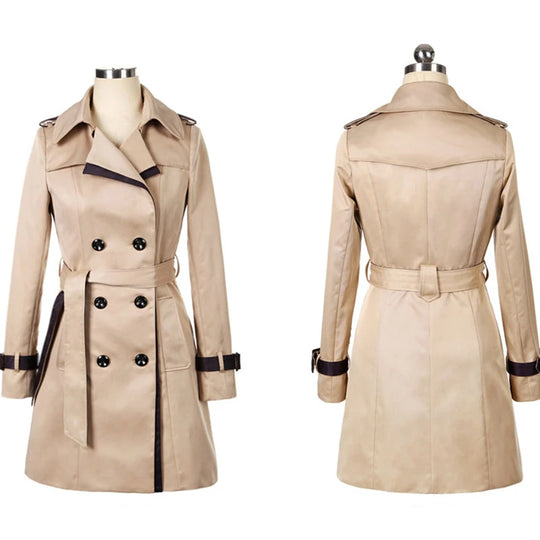 Coat Formal Slim Trench Coat Coat Women