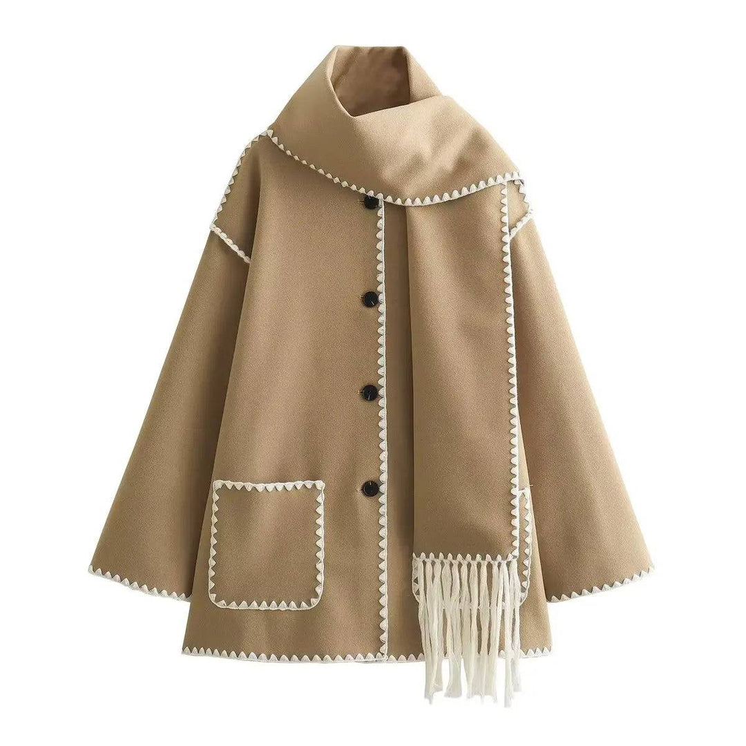 Coat Scarf Coat Coat Jacket Women