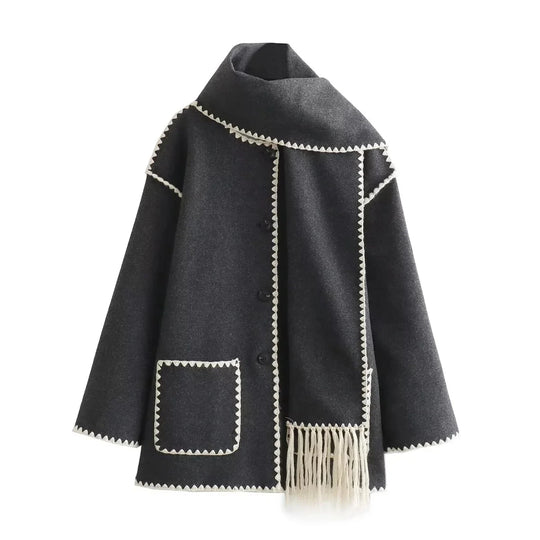 Coat Scarf Coat Coat Jacket Women