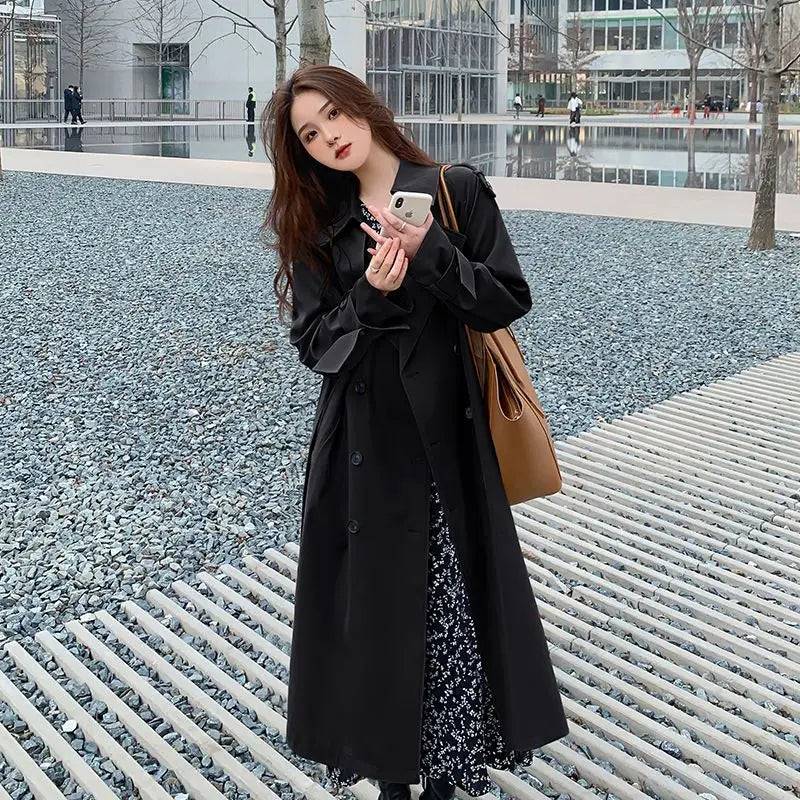 Coat Long Loose Trench Coat Coat Women