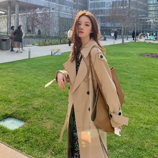 Coat Long Loose Trench Coat Coat Women