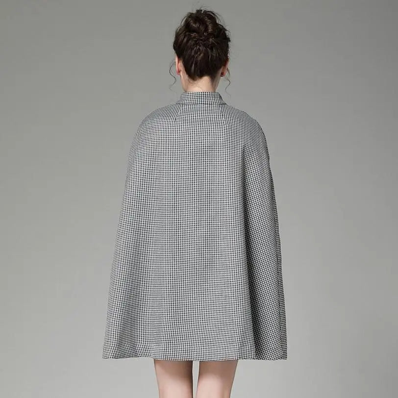 Coat Collar Cape Coat Coat Women Wool